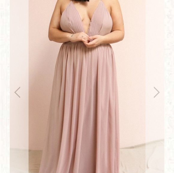 Mauve Maxi Dress from 1861 (with altered straps) - Picture 7 of 7